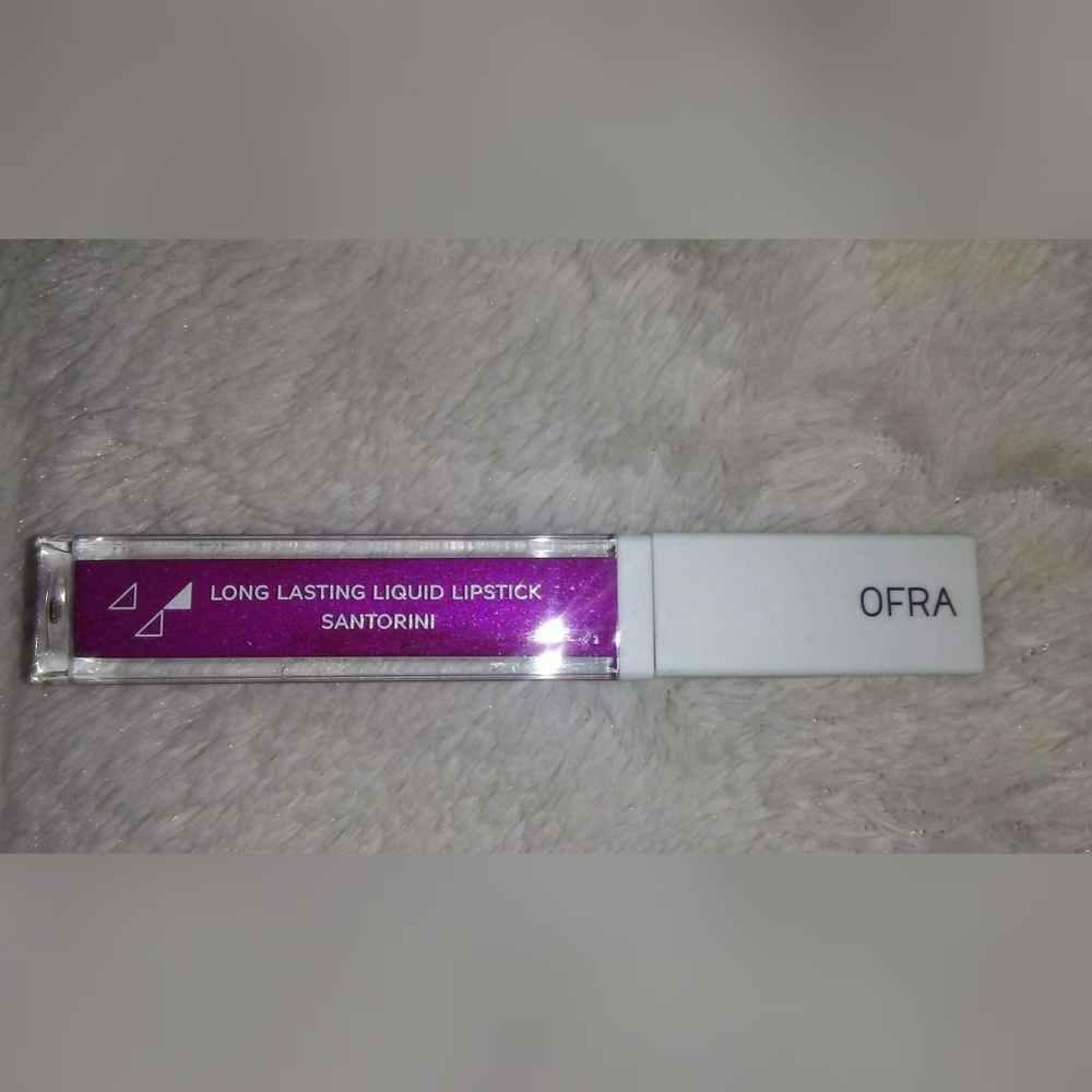 ofra liquid lipstick in santorini